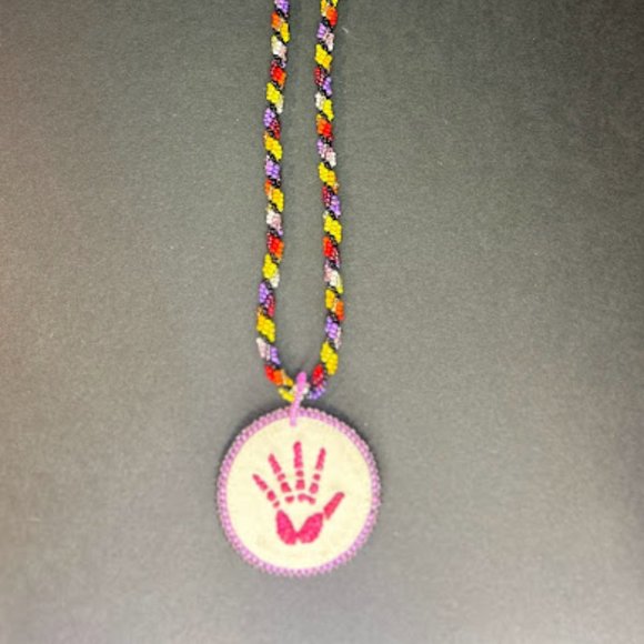 MMIW Hand-beaded medallion - Picture 1 of 1